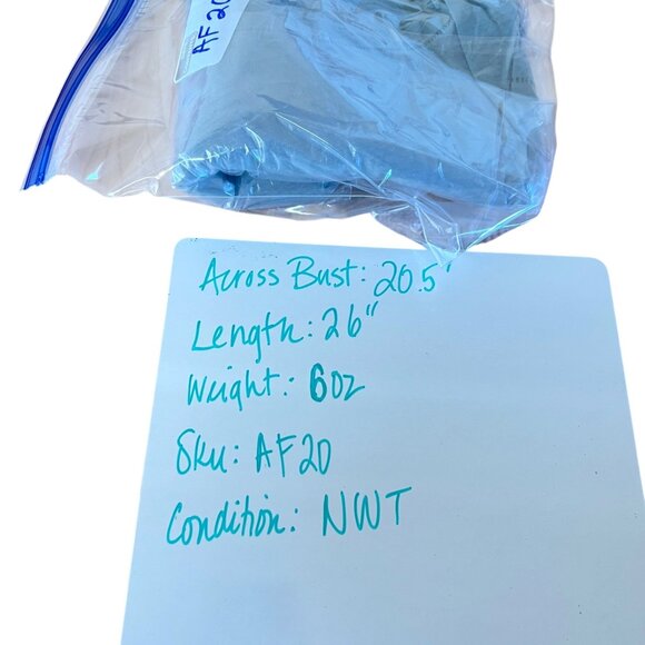 Barefoot Dreams Malibu Collection Slub Jersey Tee Waterfall Size Medium NWT - Picture 12 of 12